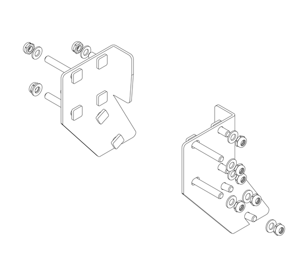 Dessin : plan de montage d'un escalier à plate-forme | © MUNK GmbH