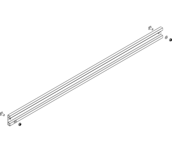 Dessin : entretoise de renfort d'un escalier à palier | © MUNK GmbH