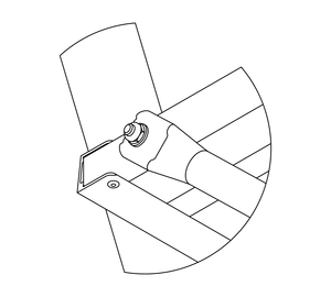 Drawing: Ascending a platform staircase, detail | © MUNK GmbH