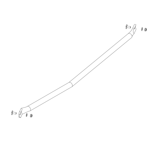 Drawing: Step bracing for a landing staircase | © MUNK GmbH