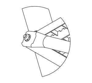 Drawing: Staircase leading up to a landing, detail | © MUNK GmbH
