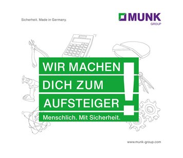 Azubibroschüre: Wir machen dich zum Aufsteiger! Menschlich. Mit Sicherheit. | © MUNK GmbH