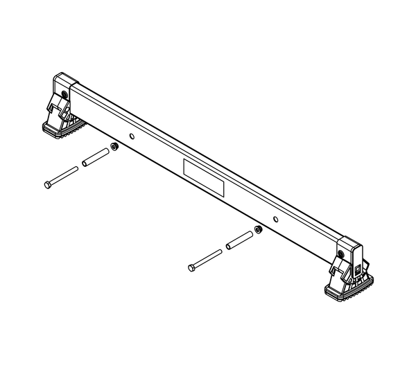 nivello-Traverse 0,90 m breit Lochabstand 432 mm für Holmhöhe 73 mm | © MUNK GmbH