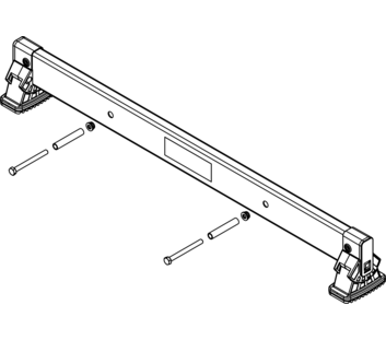 nivello-Traverse 0,90 m, Lochabstand 400 mm, Holmhöhe 73 mm | © MUNK GmbH