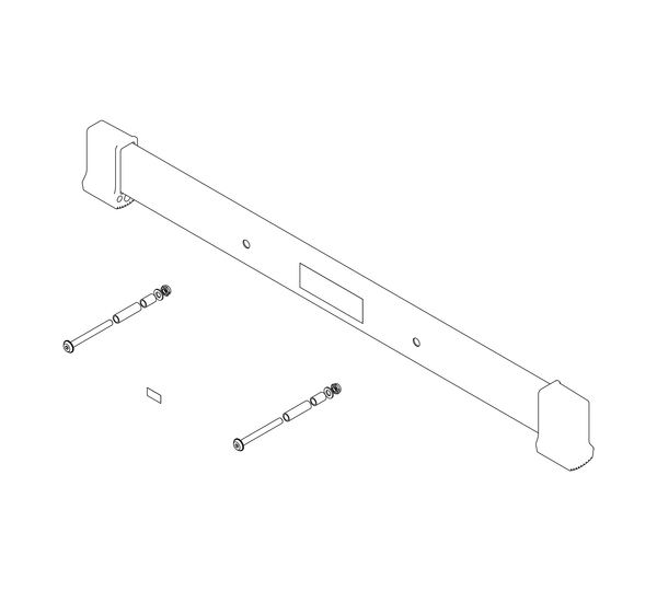 Traverse standard de 0,93 m de large, espacement des trous 325 mm | © MUNK GmbH