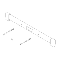 Standard crossbar 0.93 m wide, hole spacing 325 mm | © MUNK GmbH