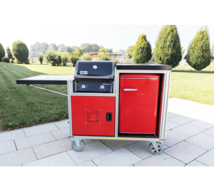 Reference mobile container: barbecue  | © MUNK GmbH