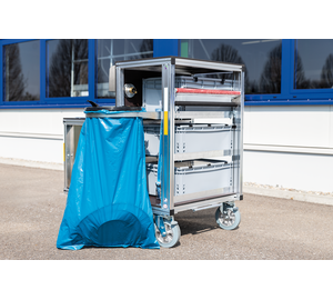 Mobile container, hygienic type 1, washing hands | © MUNK GmbH