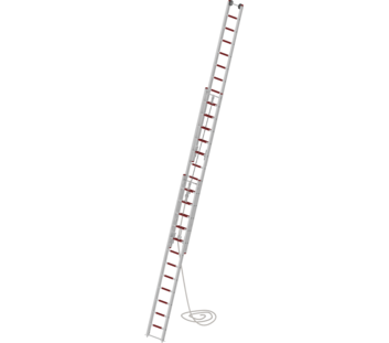 Seilzugleiter 3x12 Sprossen ohne Stützen | © MUNK GmbH