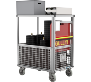 Klapp-Traverse 930 mm passend für Holmhöhe 73 mm | © MUNK GmbH