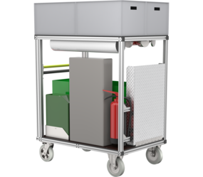 Mobile container tent heating | © MUNK GmbH