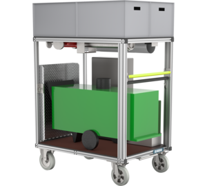 Conteneur roulant Chauffage tente Vue 2 | © MUNK GmbH