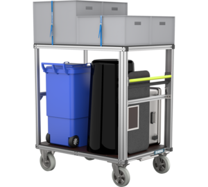 Conteneur roulant Rangement sur site Vue 2 | © MUNK GmbH