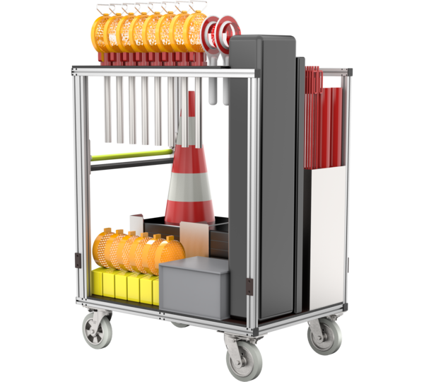 Rollcontainer Verkehrsabsicherung Typ 1 | © MUNK GmbH