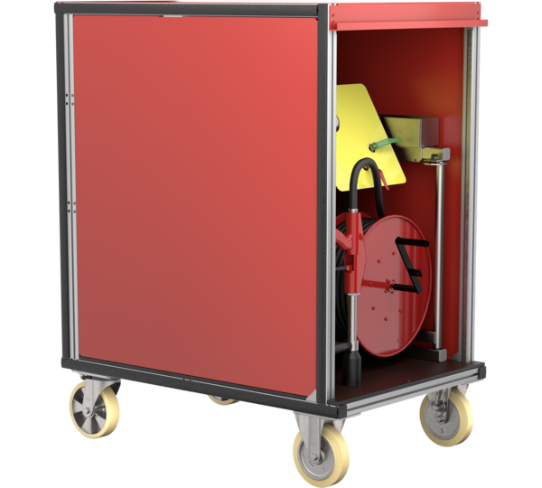 Conteneur roulant Système d’extinction | © MUNK GmbH