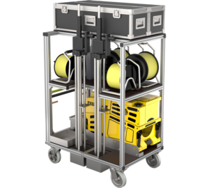 Rollcontainer Beleuchtung mit Flächenleuchte | © MUNK GmbH