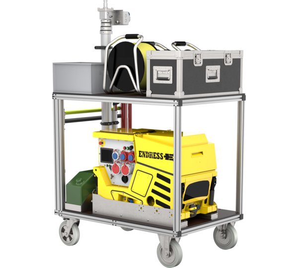 Rollcontainer Beleuchtung mit Lichtmast | © MUNK GmbH