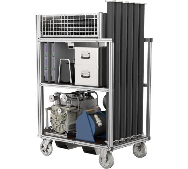 Conteneur roulant Pompe produits dangereux | © MUNK GmbH