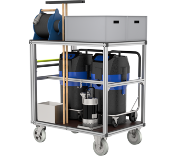 CR Dégâts des eaux avec 2 aspirateurs à eau | © MUNK GmbH