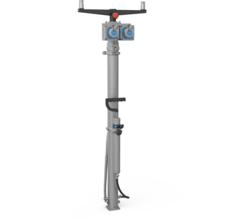 Lamp pole 3.5 m for mobile container power-light | © MUNK GmbH
