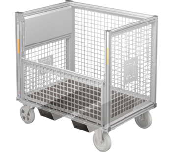 Forklift truck att. with univ. RC lattice box high | © MUNK GmbH