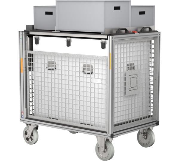 Conteneur roulant séparation noir/blanc | © MUNK GmbH