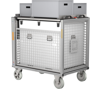 Conteneur roulant séparation noir/blanc | © MUNK GmbH