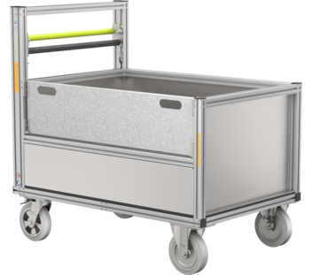 Conteneur roulant universel avec boîte aluminium | © MUNK GmbH