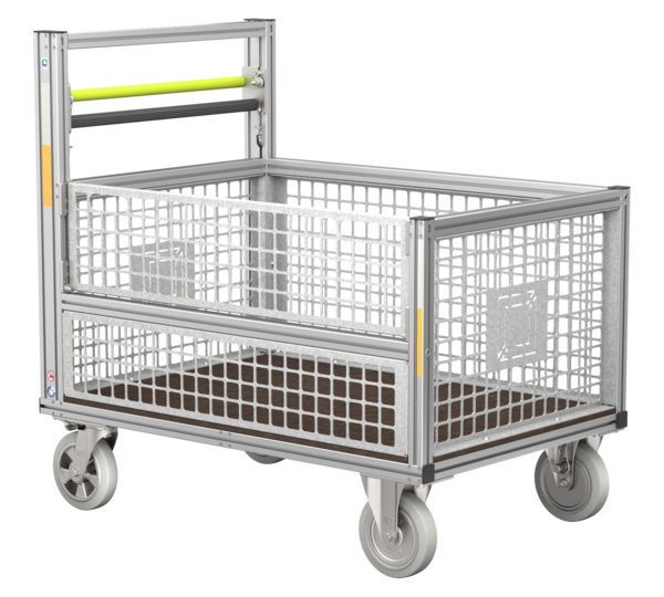 Rollcontainer Universal mit Gitterbox | © MUNK GmbH