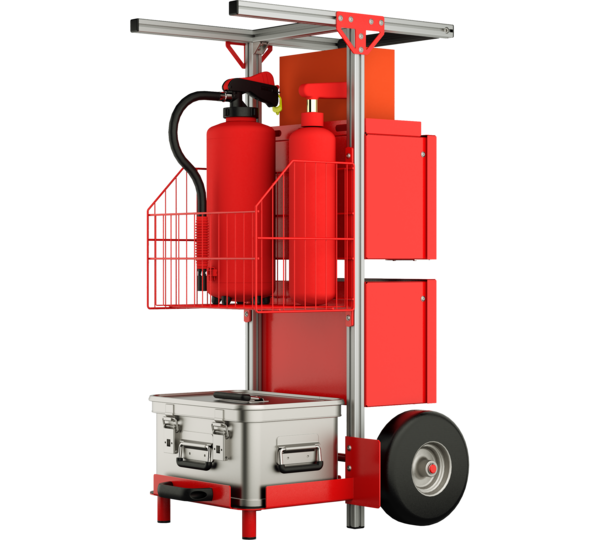 SafeCaddy® "Brandschutz" mit Beladung | © MUNK GmbH