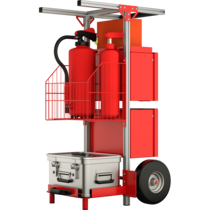 SafeCaddy® "Brandschutz" mit Beladung | © MUNK GmbH
