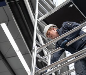 Garde-corps de sécurité de montage  | © MUNK GmbH