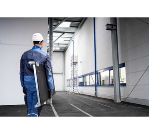 PLATTFORM MIT KLAPPE 1,25 m FlexxTower,  GFK | © MUNK GmbH