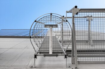 Échelle crino sur install. struct. vue d’en bas | © MUNK GmbH