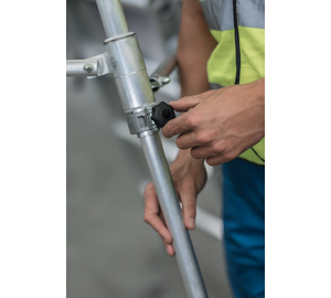 FlexxStep platform ladder, adj. outr., detail | © MUNK GmbH