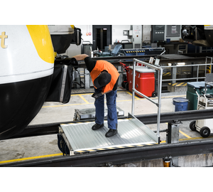 Gleispodest im Einsatz | © MUNK GmbH