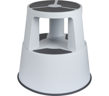 Wheeled step stool plastic RAL7035 light grey | © MUNK GmbH