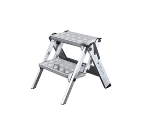 ML compact step stool, 2 st., alum. quintett des. | © MUNK GmbH