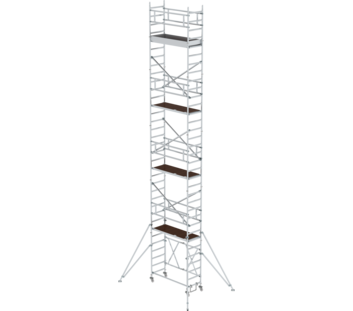 Échaf. pliant 0,75x,1,80m, av stab., ht. PF 8,80 m | © MUNK GmbH