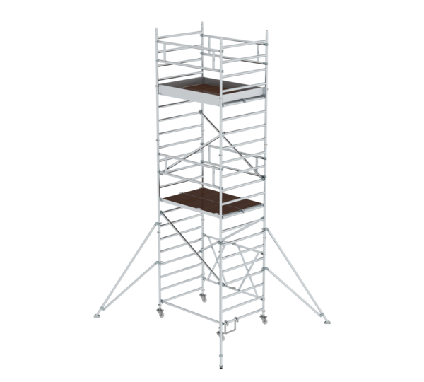 Mob.scaff. 1.35x3.0 m w.outr.,pf H=4.80m | © MUNK GmbH