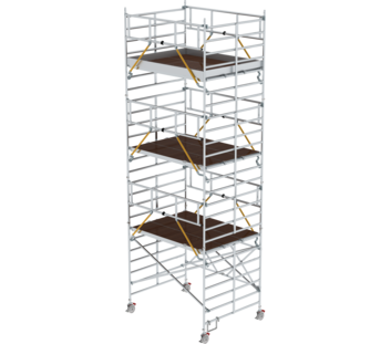 Klappgerüst mit Dreifach-Plattform und Arbeitshöhe 8,43 m | © MUNK GmbH