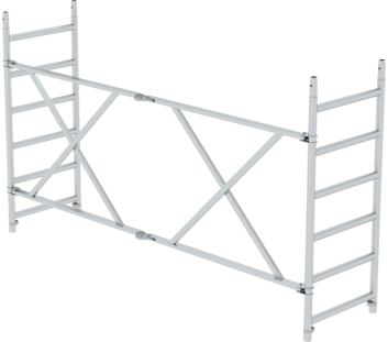Folding frame unit, 0.75 m, scaff. 3m | © MUNK GmbH