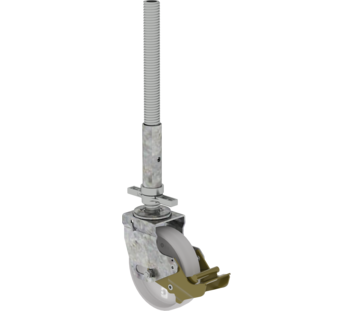 Roue orientable Ø 200 avec broche | © MUNK GmbH