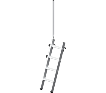 Step ladder for assembly platform with plug-in exit rail | © MUNK GmbH