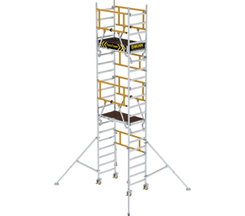 FlexxTower SG one-person scaffold with advance guardrail | © MUNK GmbH