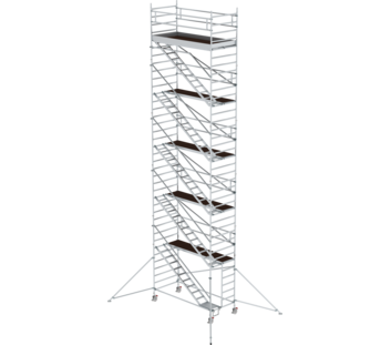Mob. scaf. 1.35X3.0 m,incl. asc/outr. pf H=10.35 m | © MUNK GmbH
