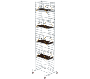 Mob. scaff SG 2,45x1,35 m with chas.b/db.pf pfh 9,70 m | © MUNK GmbH