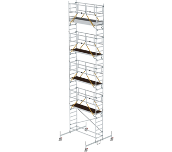 Fold.scaff. SG 2,45x0,75 m, w. chass.bar, pf H=8,58 m | © MUNK GmbH