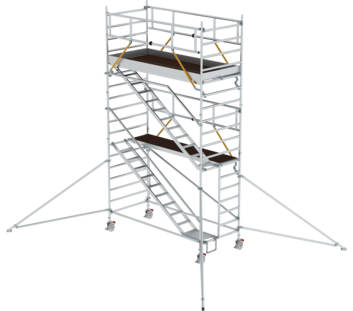 Mob. scaf. SG 3,00x1,35 m,incl. asc/outr.pf H=4,47 m | © MUNK GmbH