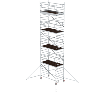 Folding scaff. 1.35x2.45m Outr.&double pf, pf H=8.35m | © MUNK GmbH